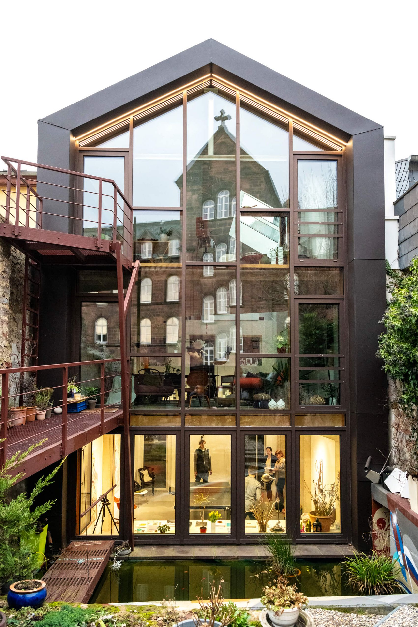 Trier, Neustraße, Galerie Netzwerk © Mosellandtouristik GmbH/Dominik Ketz Ansicht auf die Fassade der Galerie Netzwerk.