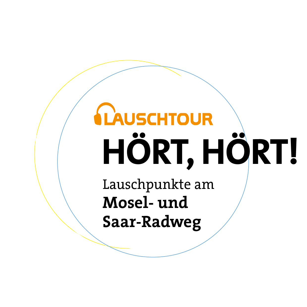 Logo Lauschtouren an Mosel- und Saar-Radweg Logo Lauschtouren an Mosel- und Saar-Radweg