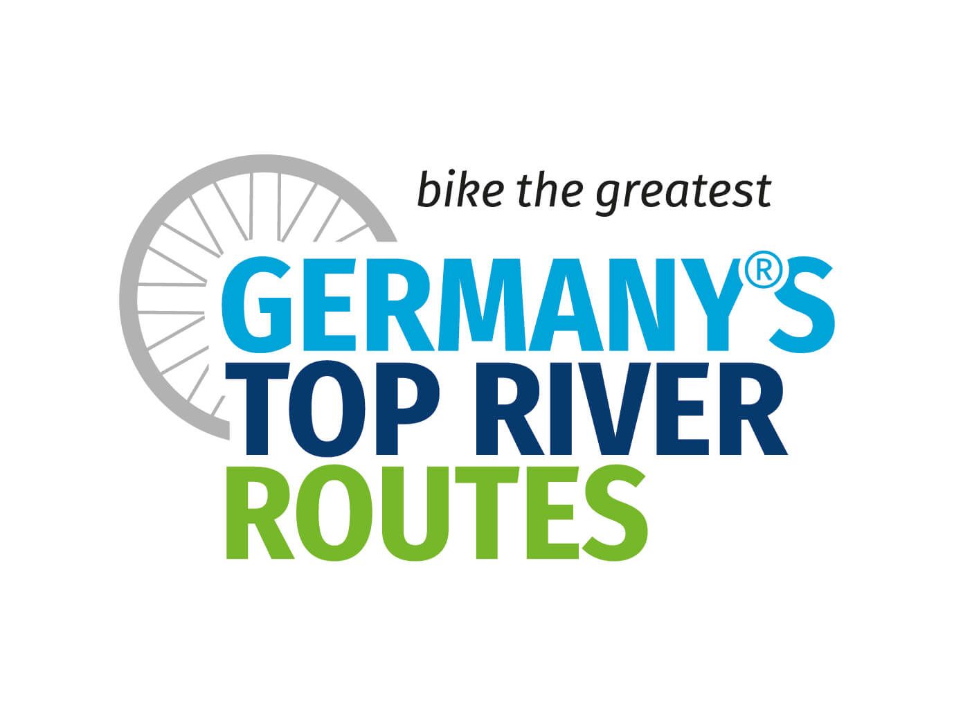 Logo der Germany Top River Routes Logo mit Schriftzug