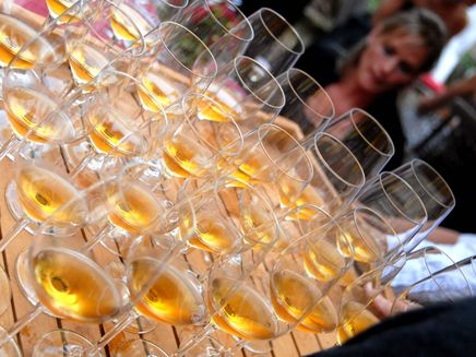 Mythos Mosel, Weingläser © Chris Marmann Ansicht auf Weingläser bei Mythos Mosel.