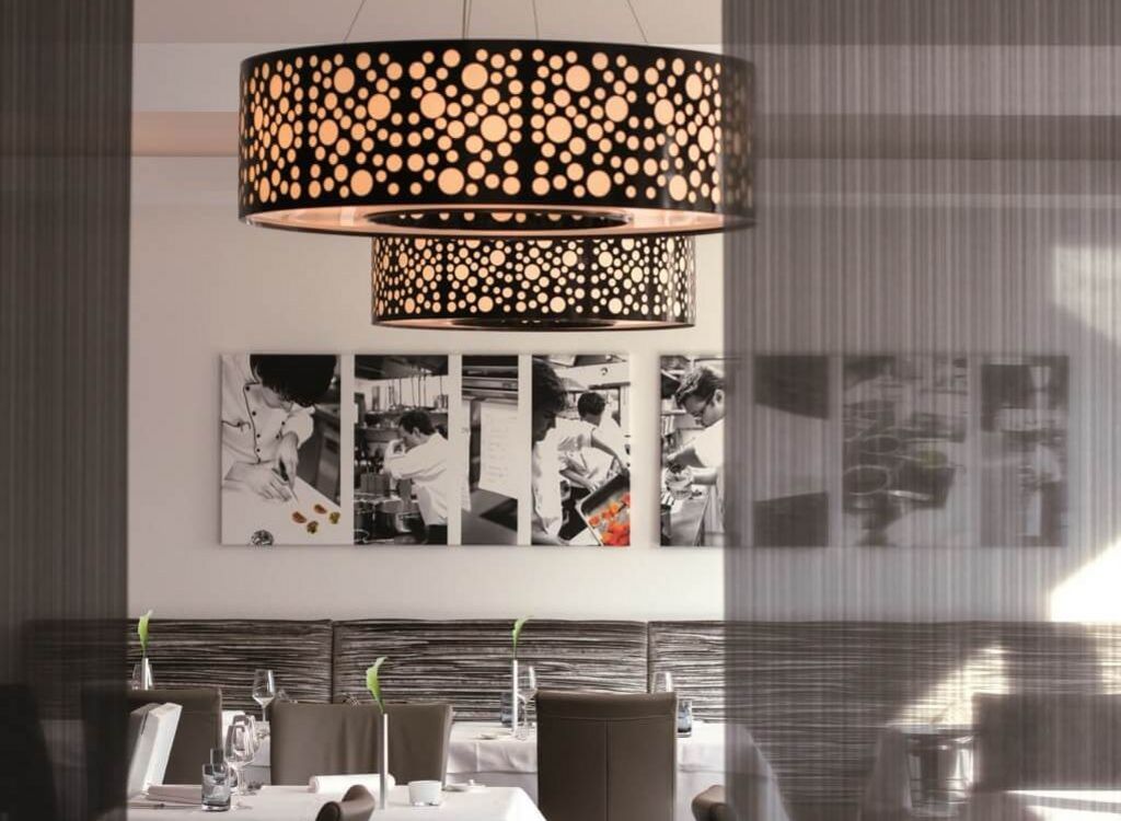 Piesport, Speiseraum des Restaurants Schanz © Susanne Schug Innenansicht Speiseraum des Restaurants Schanz.