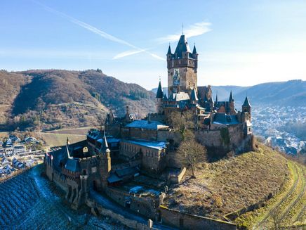 Cochem, Reichsburg © Mosellandtouristik GmbH/Dominik Ketz Ansicht auf die Reichsburg Cochem im Winter.